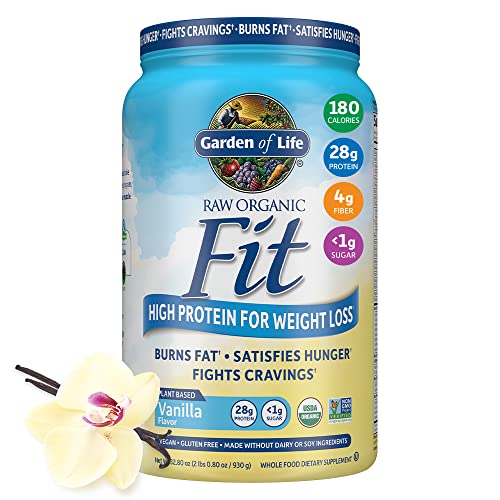 Organic Fit Vanilla Protein Powder: Weight Loss Support