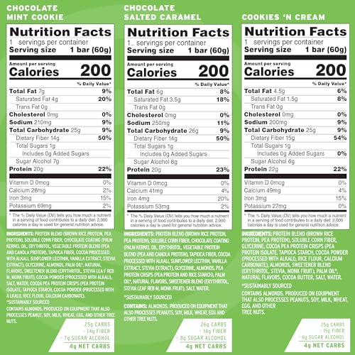 No Cow High Protein Bars Sampler Variety Pack