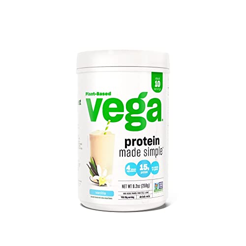 Vega Vanilla Protein Powder - Stevia Free, Vegan