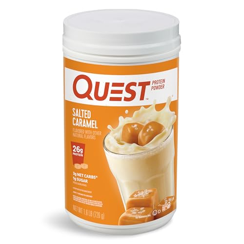 Quest Salted Caramel Protein Powder; 26g Protein; 24 Servings
