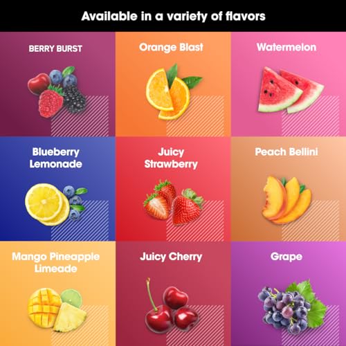 Optimum Nutrition Amino Energy Sparkling Hydration Drink, Electrolytes, Caffeine, Amino Acids, BCAAs, Sugar Free, Blueberry Lemonade, 12 Fl Oz, 12 Pack (Packaging May Vary)