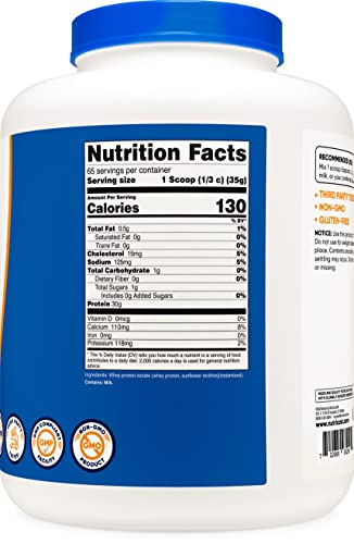 Nutricost Whey Protein Isolate 5LBs - Unflavored