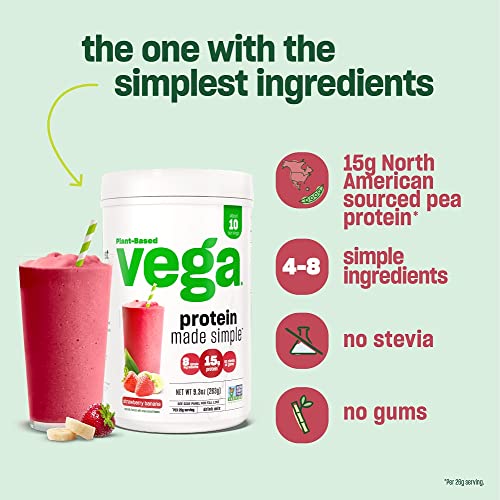 Vega Vanilla Protein Powder - Stevia Free, Vegan