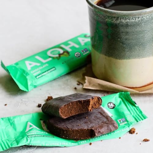 ALOHA Chocolate Mint Organic Protein Bars, 1.98 Oz