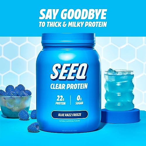 Clear Whey Protein Powder, Blue Razz Flavor - 25 Servings