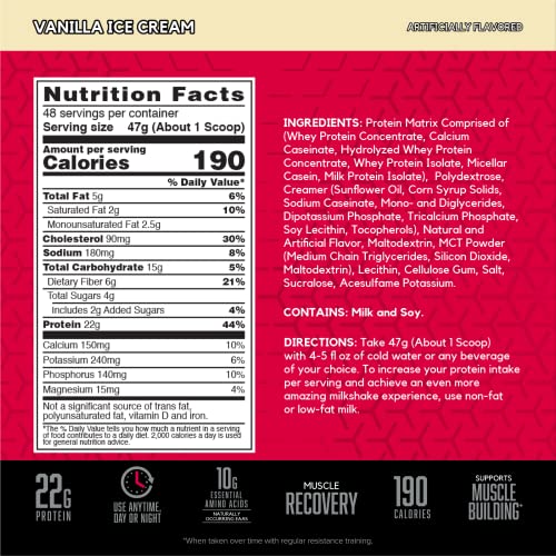 BSN SYNTHA-6 Protein Powder Vanilla Ice Cream Flavor