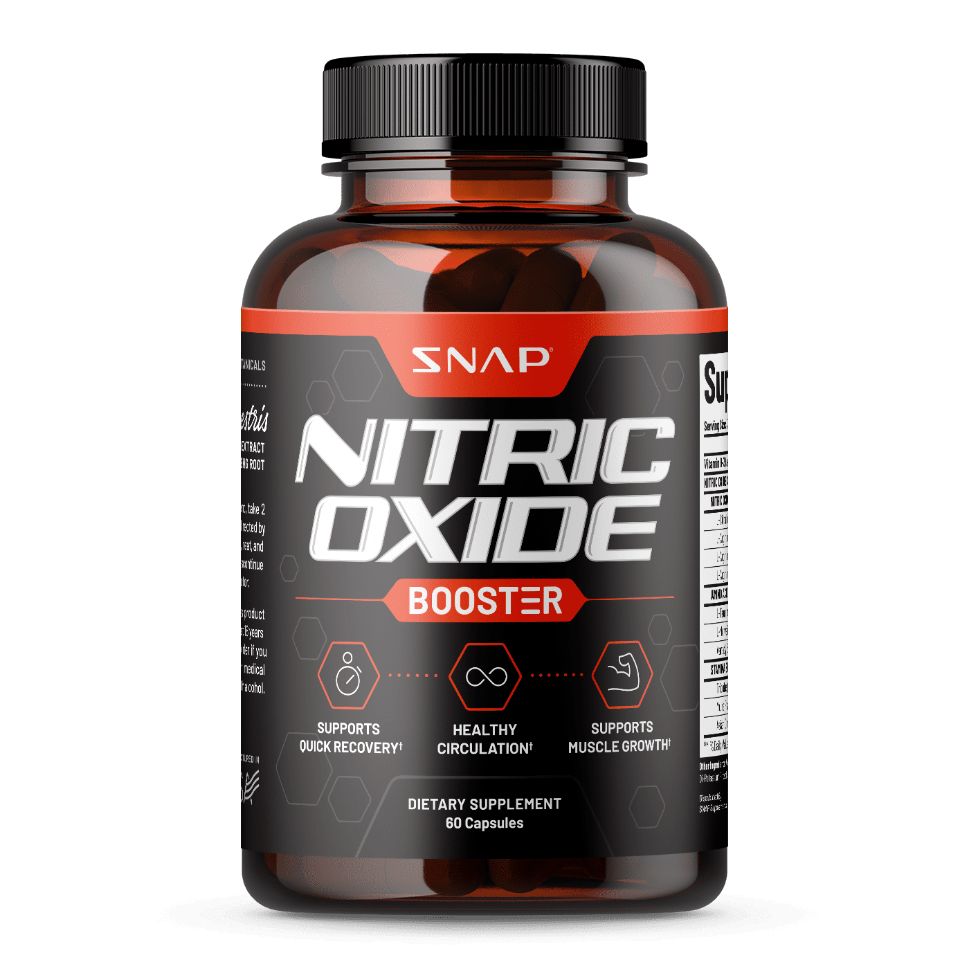 Snap Supplements Nitric Oxide Booster for Stamina & Endurance