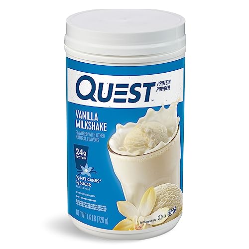 Vanilla Milkshake Protein Powder, 24g Protein, 1g Sugar