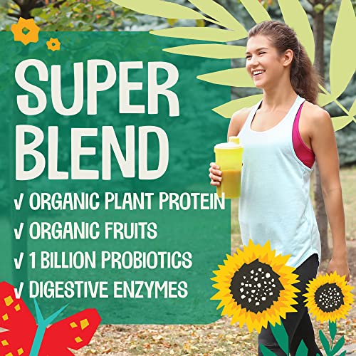 EarthChimp Organic Vegan Protein Powder - Chocolate, 26 Servings