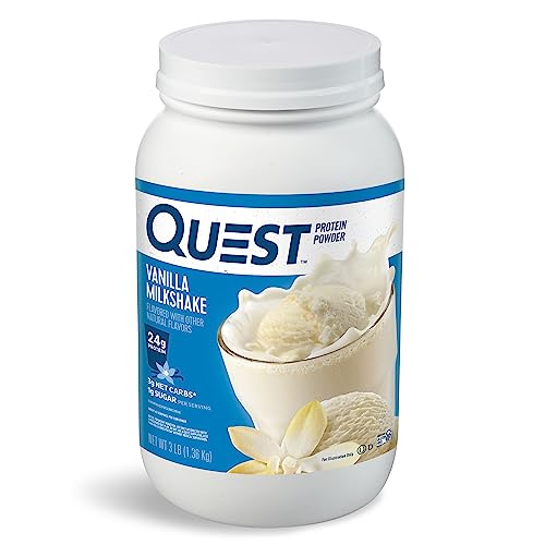Quest Vanilla Milkshake Protein Powder: 24g Protein, Low Carb