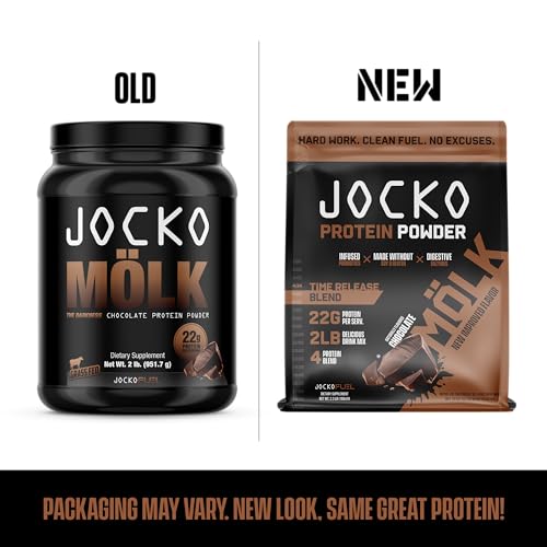 Jocko Mölk Chocolate Whey Protein Powder - Keto, Probiotics