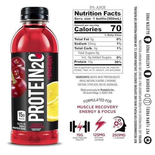 Protein2o 15g Whey Protein Water Energy Variety Pack