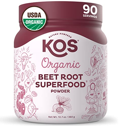 KOS Organic Beet Root Powder - Nitric Oxide Booster