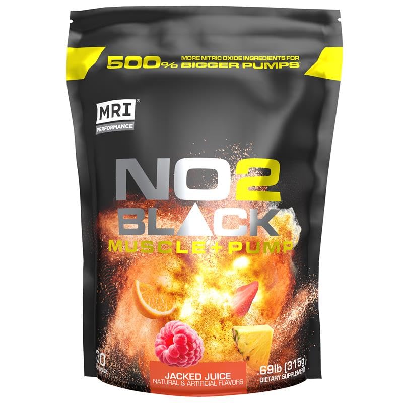 NO2 Black Nitric Oxide Supplement for Pump & Energy