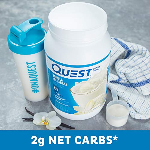 Quest Vanilla Milkshake Protein Powder: 24g Protein, Low Carb