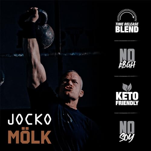 Jocko Mölk Chocolate Whey Protein Powder - Keto, Probiotics