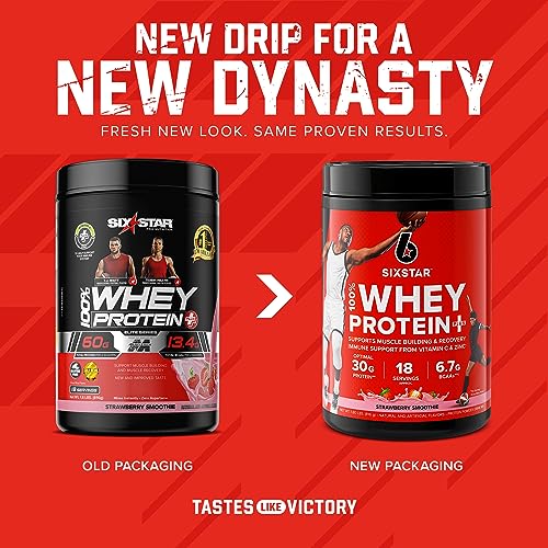 Six Star Elite Series 100% Whey Protein, Strawberry