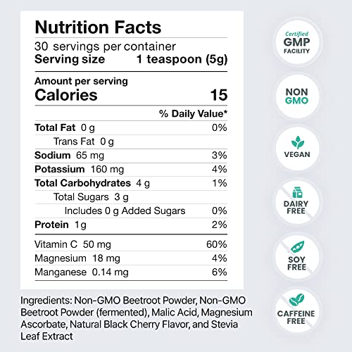 HumanN SuperBeets - Beet Root Powder for Heart Health