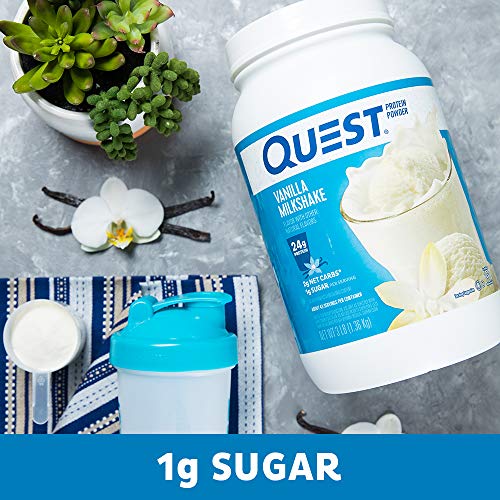 Quest Vanilla Milkshake Protein Powder: 24g Protein, Low Carb