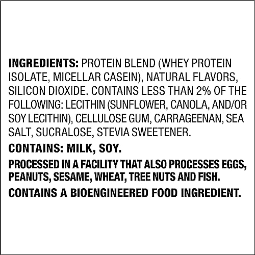 Vanilla Milkshake Protein Powder, 24g Protein, 1g Sugar