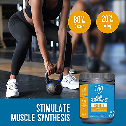 Vital Performance Protein Powder, NSF Certified, Vanilla Flavor
