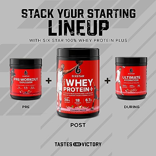 Six Star Elite Series 100% Whey Protein, Strawberry