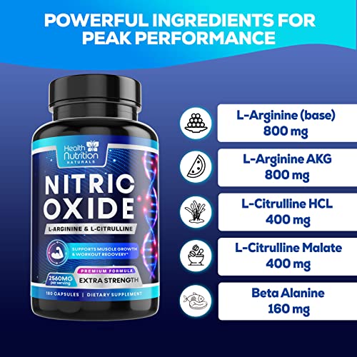 Premium Nitric Oxide Supplement with L Arginine