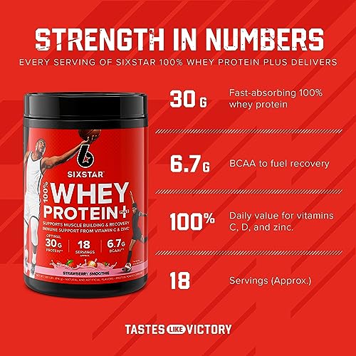 Six Star Elite Series 100% Whey Protein, Strawberry