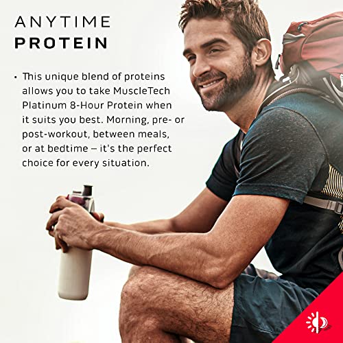 MuscleTech Phase8 Whey & Casein Protein Blend, Chocolate