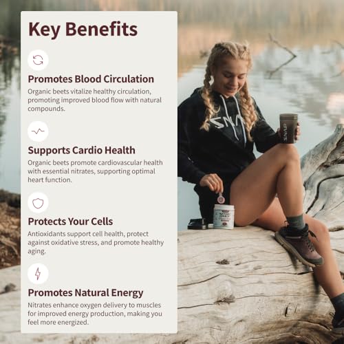 Organic Beet Root Powder, Nitric Oxide Support, 250g