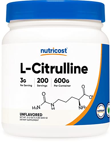 Nutricost Pure L-Citrulline Powder - 600g