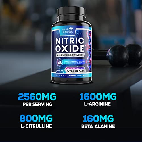 Premium Nitric Oxide Supplement with L Arginine