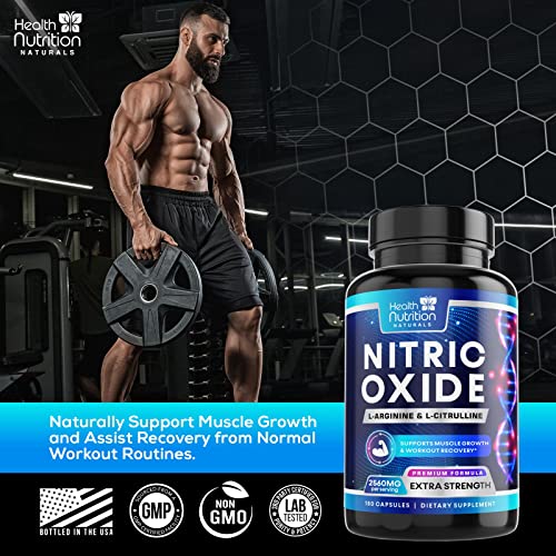 Premium Nitric Oxide Supplement with L Arginine