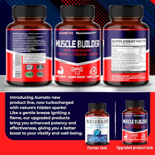 Muscle Growth & Endurance Formula - Nitric Oxide Booster