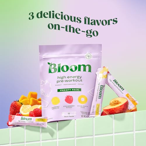 Bloom Nutrition High Energy Women's Pre Workout Powder