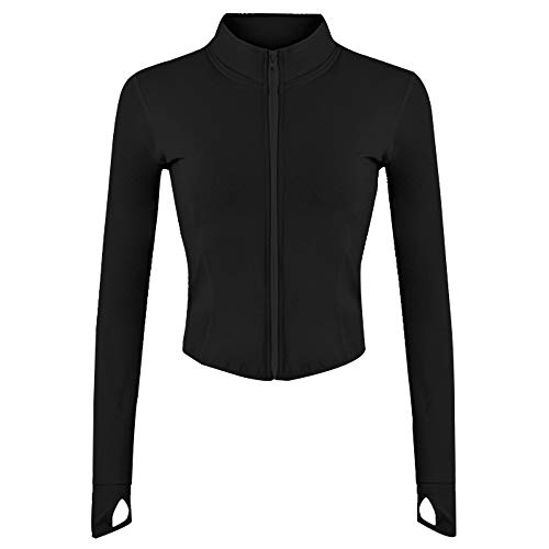 Women's Lightweight Athletic Jacket with Thumb Holes