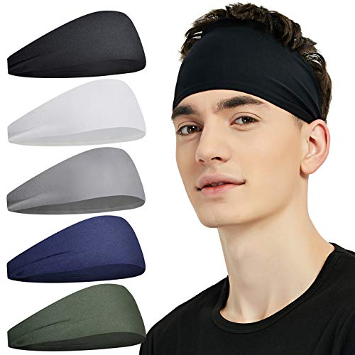 Moisture Wicking Sports Headbands for Men & Women