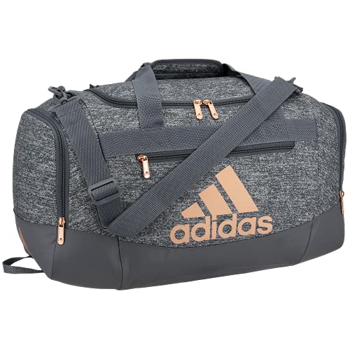 Adidas Small Duffel Bag in Grey/Rose Gold