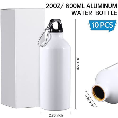 Blank 20 oz Aluminum Water Bottles
