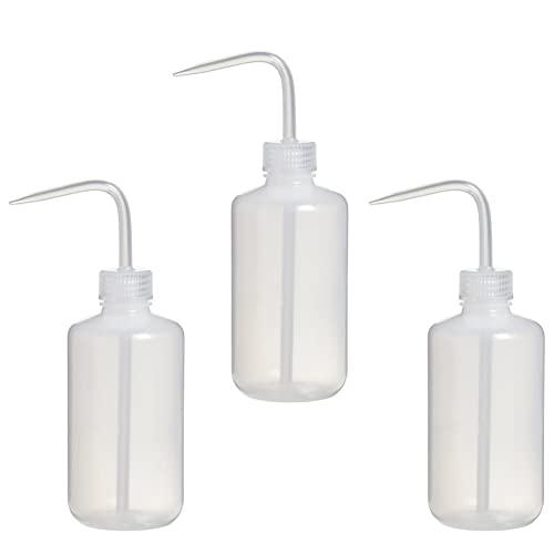 3-Pack 250ml Safety Squeeze Bottles for Fitness