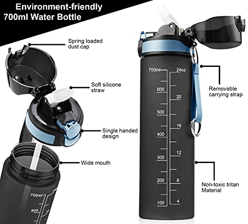 Premium Bike Bottle Holder with 700ml Water Bottle