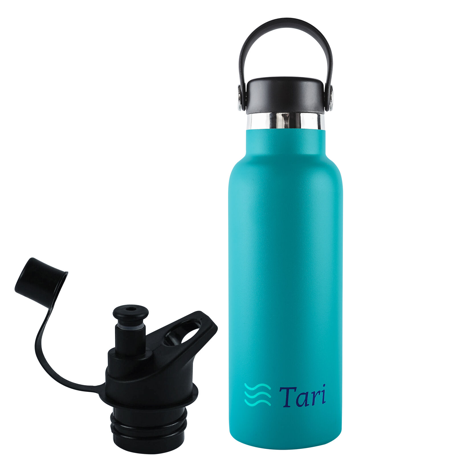 Insulated Wide-Mouth Stainless Steel Bottle 18.5 Oz