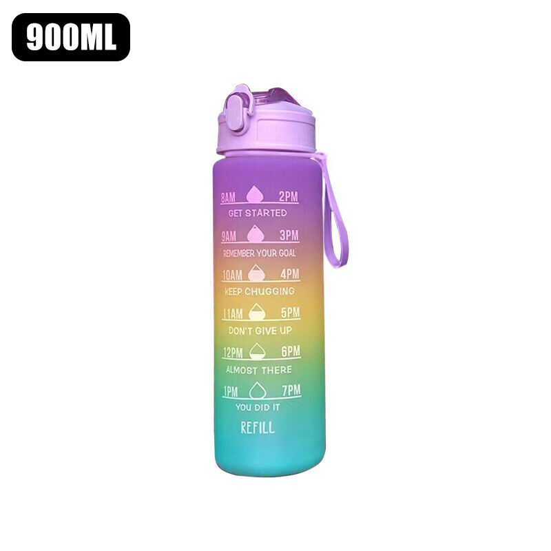 Leakproof BPA-Free Sport Water Bottle with Straw