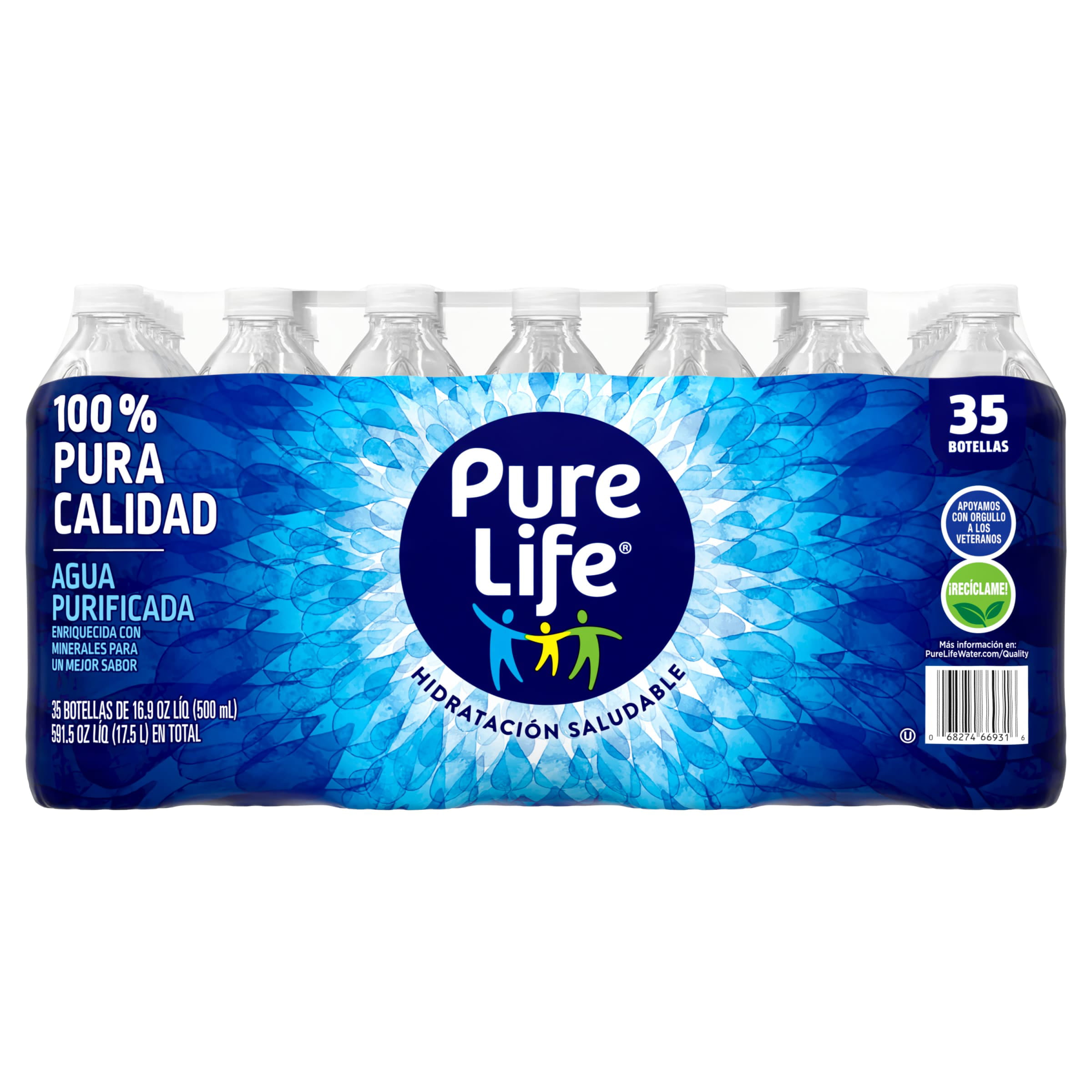 35-pack Pure Life purified water bottles
