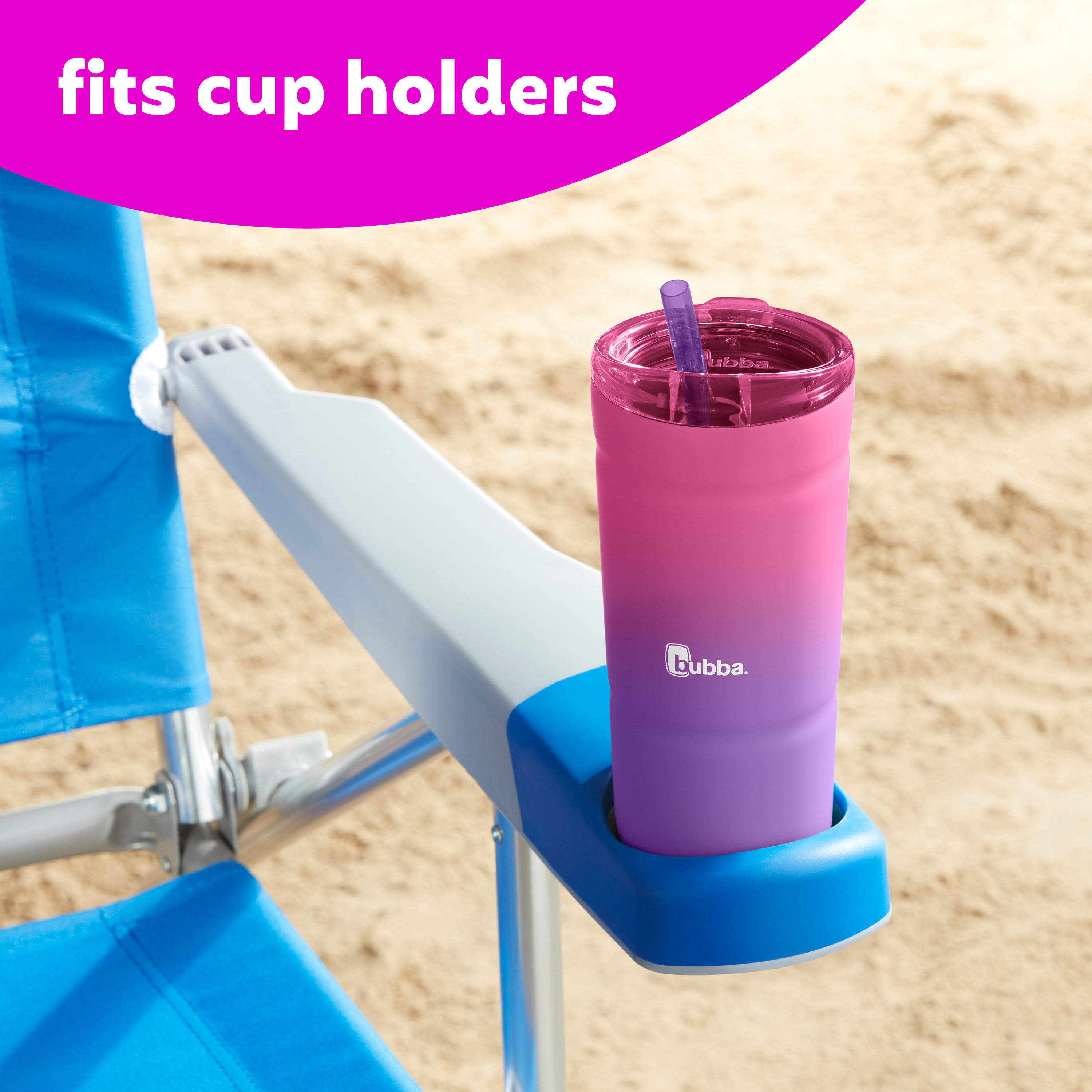 24oz Insulated Stainless Steel Tumbler with Straw