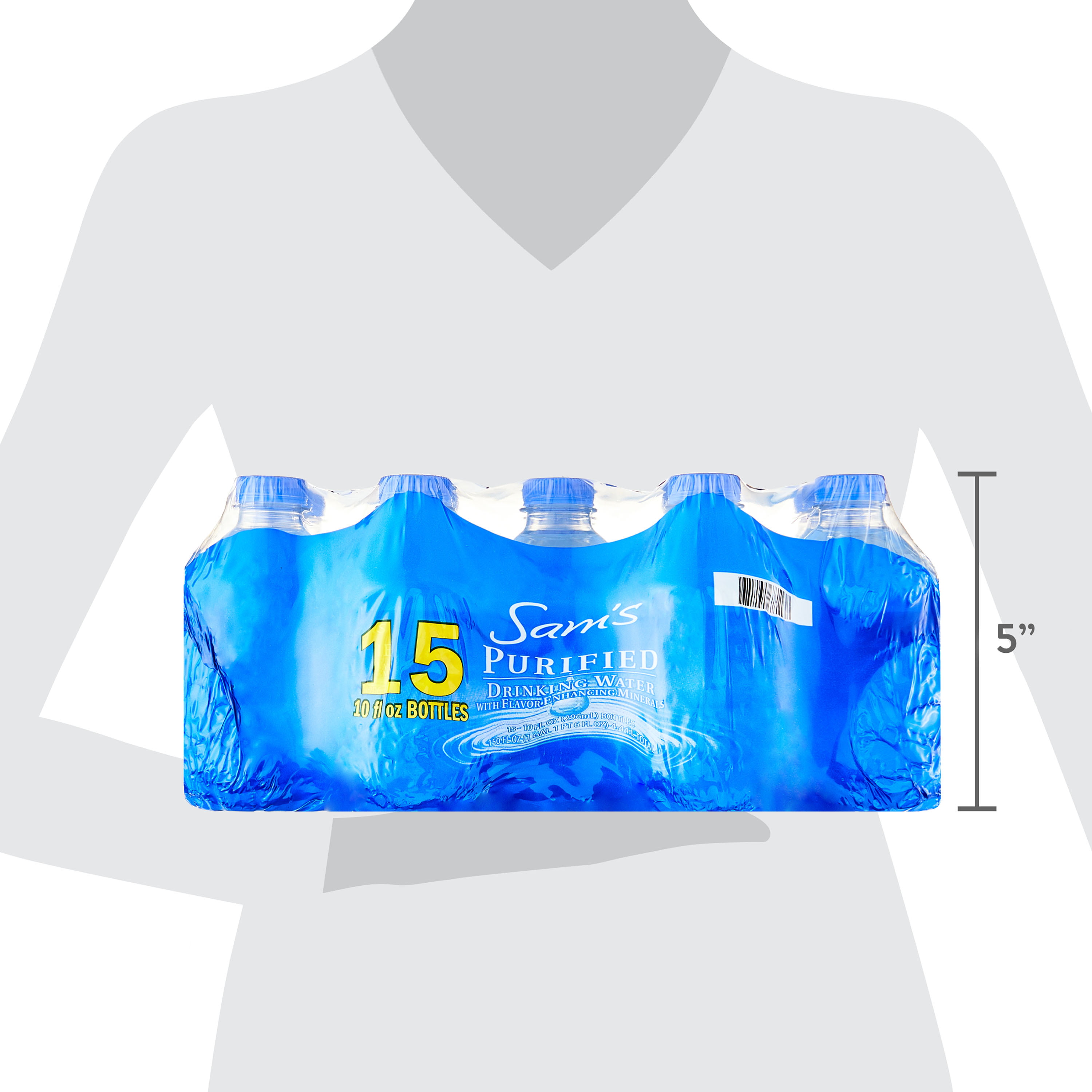 15-pack 10 fl oz purified drinking water