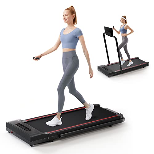 Sperax Treadmill-Under Desk Treadmill-Treadmill 2 in 1 Folding Treadmill-Black