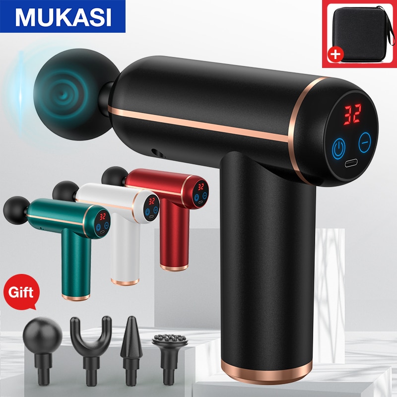 MUKASI Portable Percussion Massage Gun for Fitness