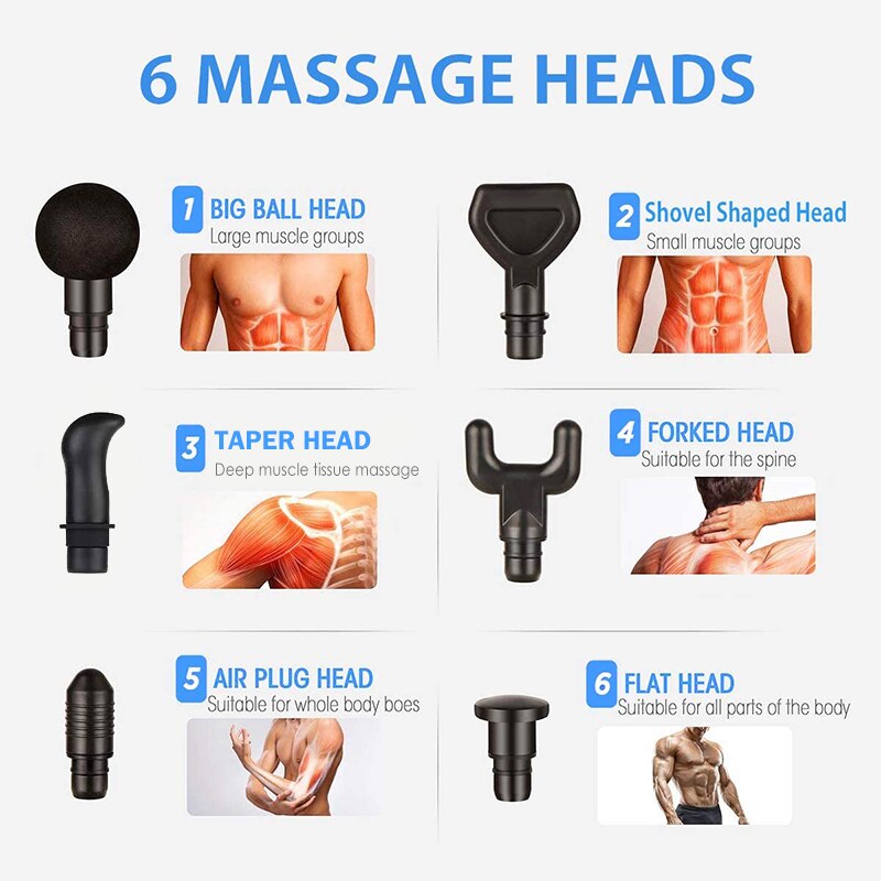 Electric Fascial Massage Gun for Muscle Relaxation