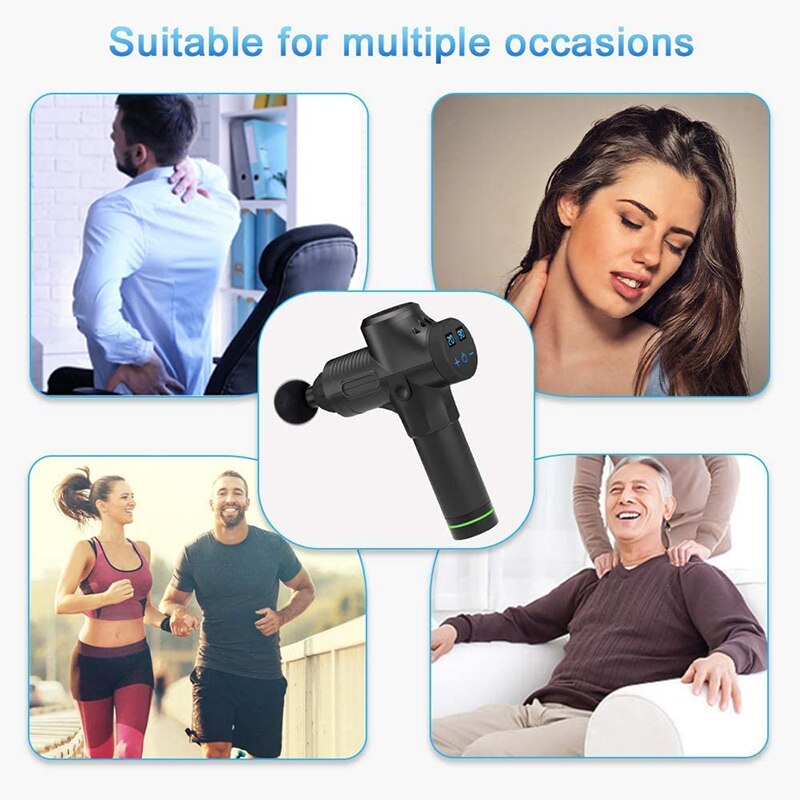 Electric Fascial Massage Gun for Muscle Relaxation